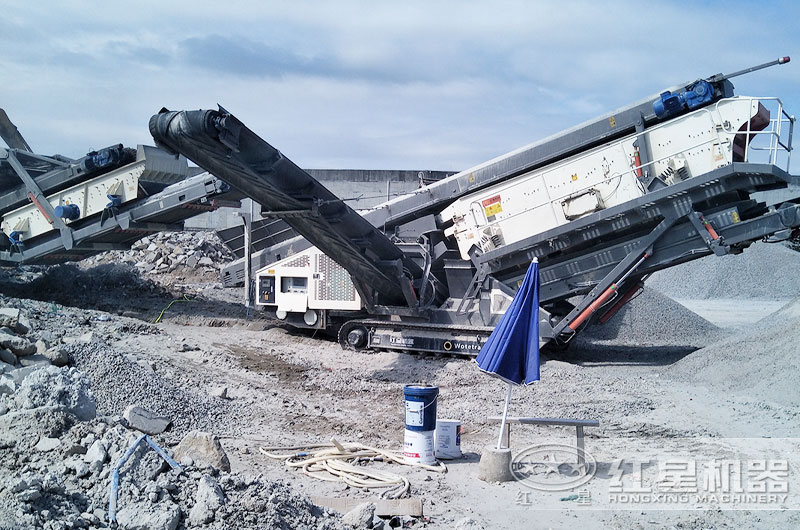 移动筛分站现场 移动筛分站现场