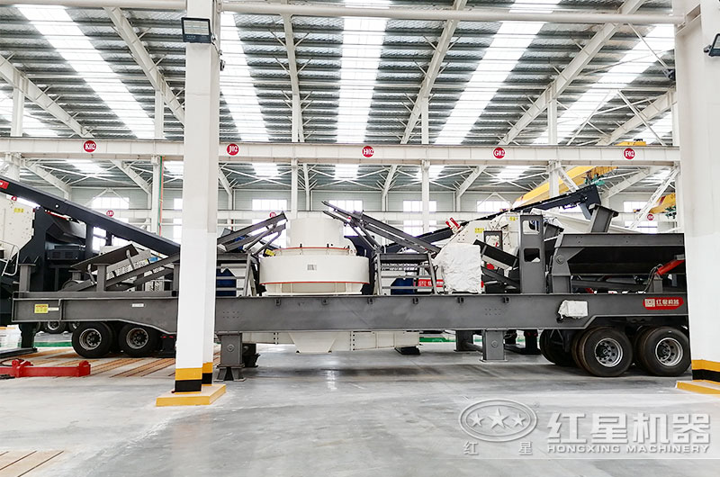 轮胎底架制砂机 轮胎底架制砂机