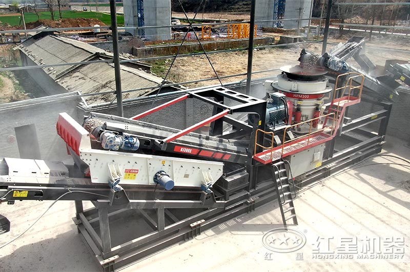 圆锥破+振动筛建筑垃圾处理设备 圆锥破+振动筛建筑垃圾处理设备