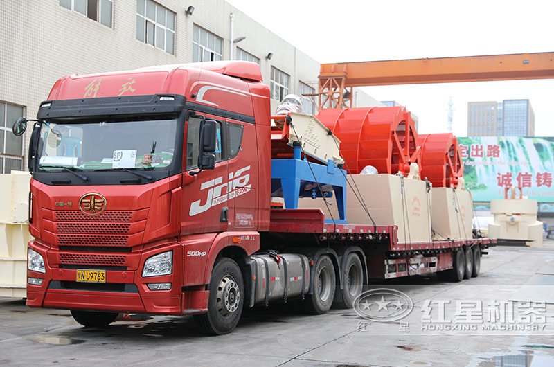 轮式洗沙机发货 轮式洗沙机发货