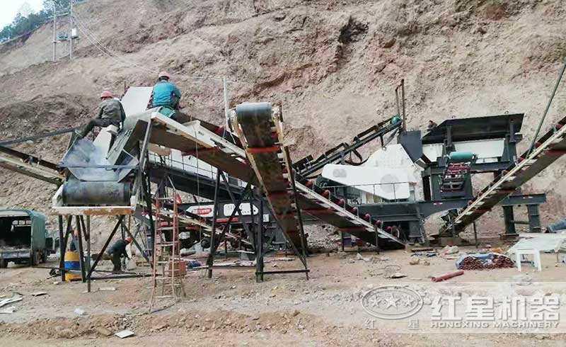 移动碎石机械 移动碎石机械