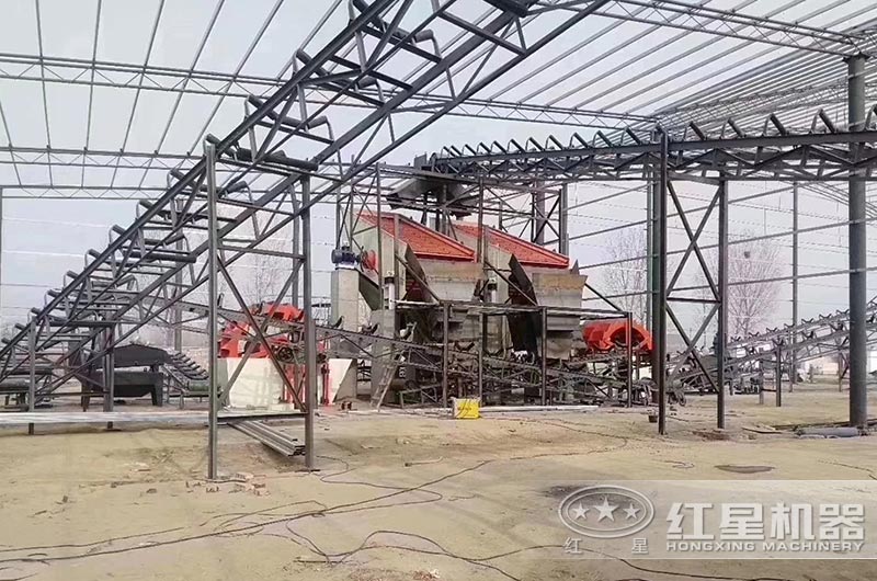 洗砂机作业现场实拍 洗砂机作业现场实拍