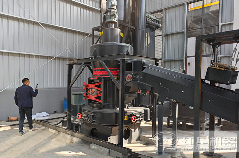 红星高压磨粉机制粉加工客户现场实拍