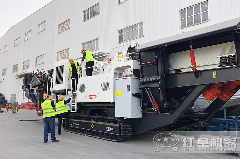 客户来厂考察建筑垃圾处理设备 客户来厂考察建筑垃圾处理设备