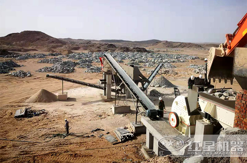 重锤式破碎机固定式碎石生产线 重锤式破碎机固定式碎石生产线