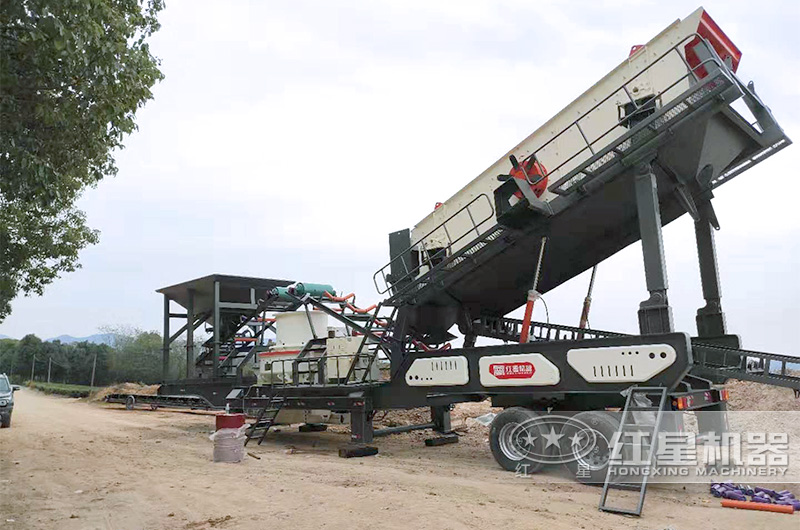 移动着走的制砂机器设备 移动着走的制砂机器设备