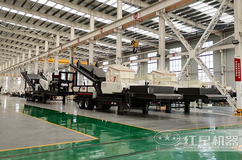 移动破碎站实拍 移动破碎站实拍