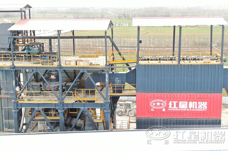 干法制砂楼局部细节展示