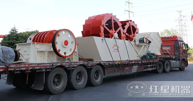 矿石锤式破碎机整条生产线发往河北！