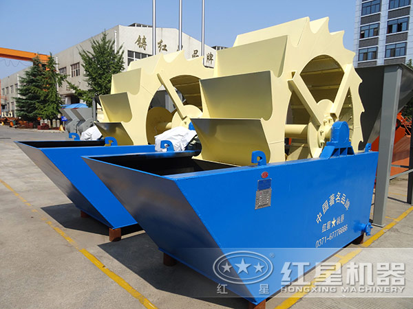 单叶轮式洗砂机，占地小，处理量小