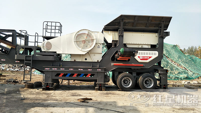 廊坊移动制砂厂安装中，很快就可以开业了