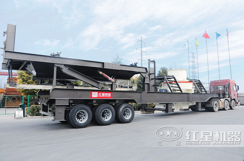 河卵石流动制沙机